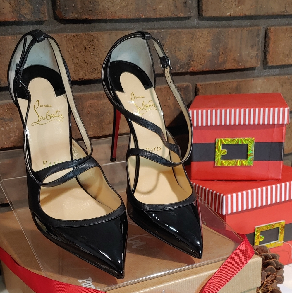 Christian Louboutin Crissos 100 Patent Nappa/Shiny